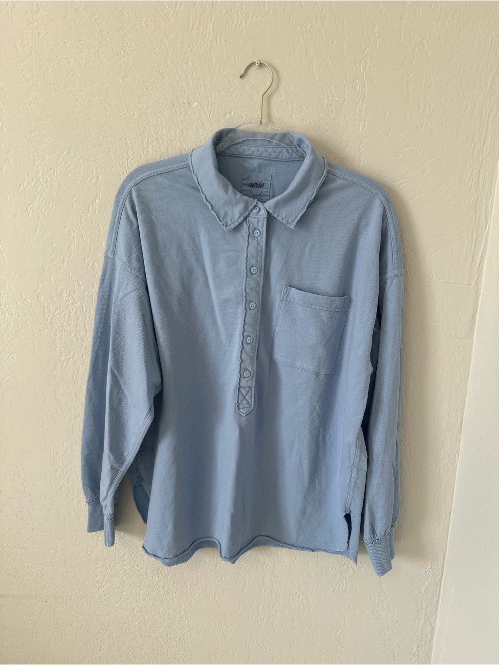Aerie 3/4 Button Down Pullover